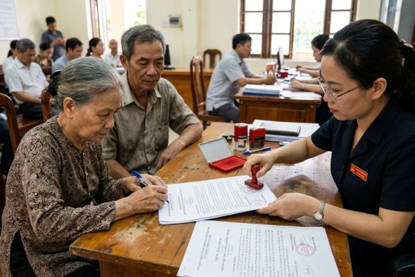 Chứng thực chữ ký trên văn bản thỏa thuận phân chia chi phí mai táng và phụng dưỡng cha mẹ