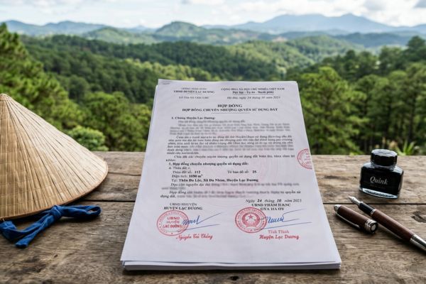 Hợp đồng chuyển nhượng quyền sử dụng đất rừng sản xuất, rừng phòng hộ