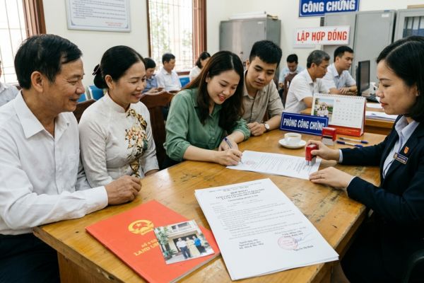 Hợp đồng tặng cho nhà đất cho con đã lập gia đình: Cam kết không chia khi ly hôn