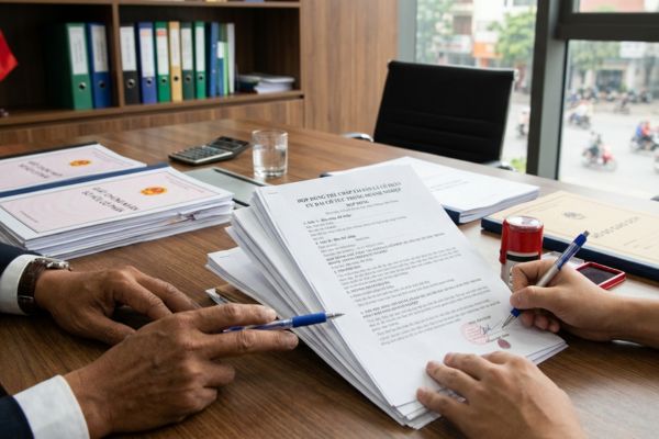 Hợp đồng thế chấp tài sản là cổ phần ưu đãi cổ tức trong doanh nghiệp