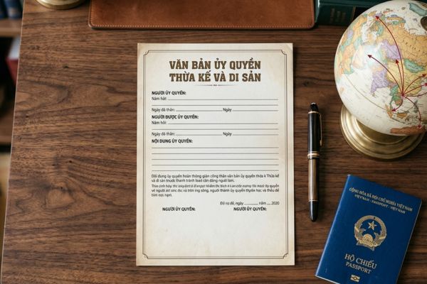 Hợp đồng ủy quyền quản lý di sản thừa kế khi các thừa kế ở nước ngoài