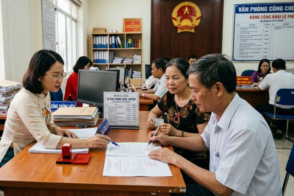 Những quy định mới nhất về lệ phí chứng thực chữ ký tại VPCC